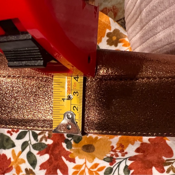 India Hicks Bronze Leather Clutch/Cosmetic Bag-Metallic Firefly Collection - Picture 7 of 7